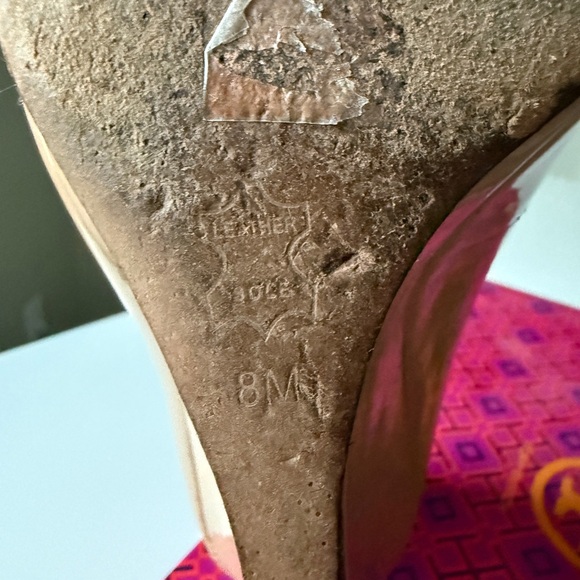 Tory Burch Nude Wedge Shoes - Picture 7 of 9
